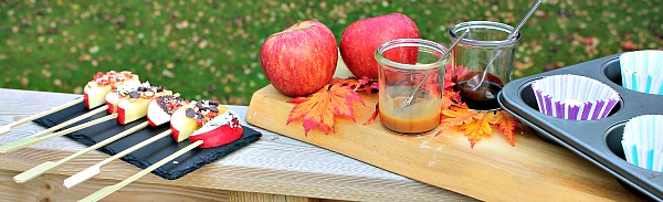 Karamel æble bar – efterår i vuggestuen